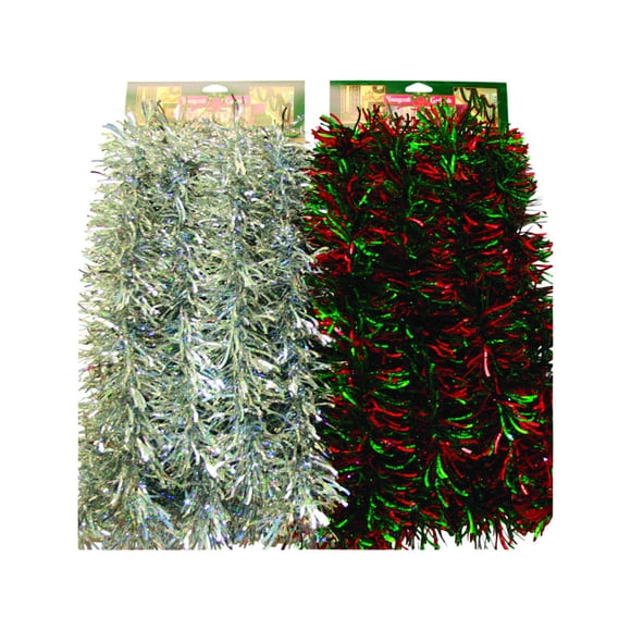 Espumillón Garland FC Young Wave de PVC multicolor de 3 m (paquete de 6)