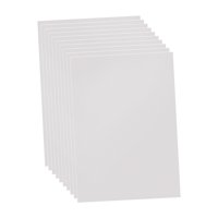 Bothyi - 10X Hojas De Pvc, Hojas De Plástico Decorativas Para Cortar Bricolaje, Hacer Modelos De Oficina Transparentes