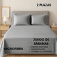 thumbnail image 2 of Sabanas hotel irish home microfibra 2 plazas color gris, 2 of 3