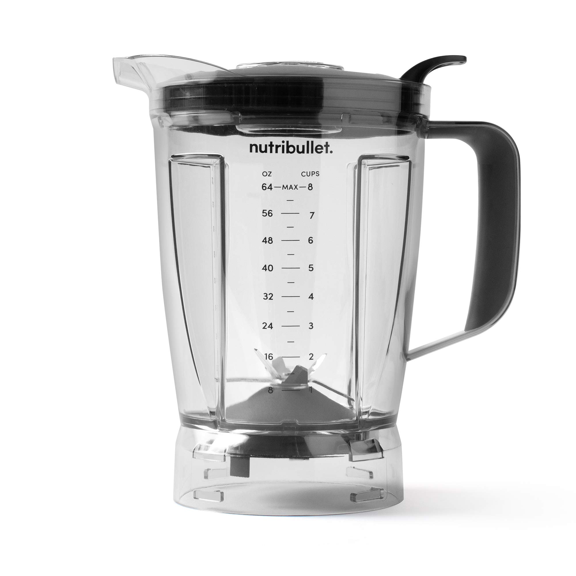 Jarra Blender Nutribullet De 1.9 L Con Tapa Ventilada Y Tamper