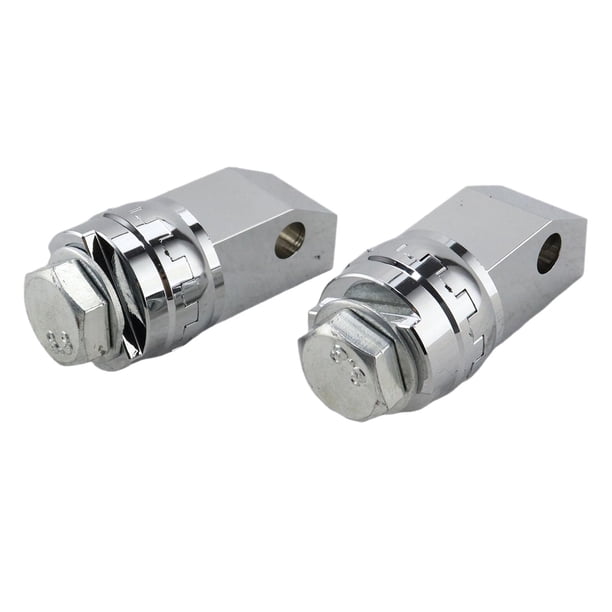2 uds Kit de adaptadores de tarimas cromadas para Shadow ACE VT400/750 VT750DC Deluxe VT750C, instalación, no requiere operaciones