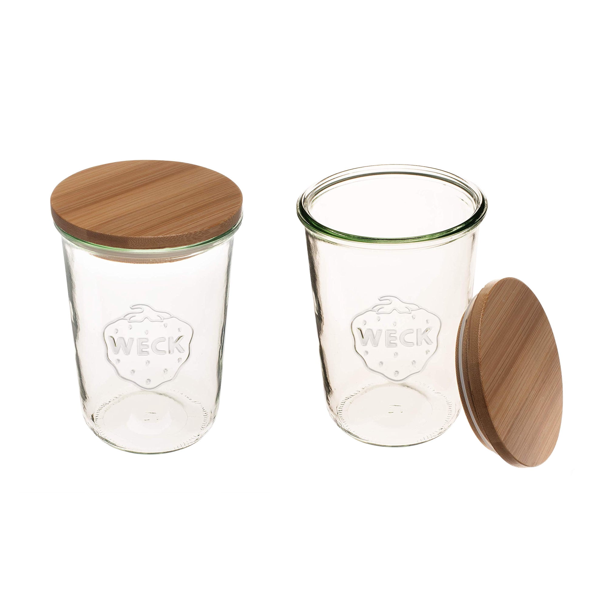 Frascos Para Conservas Weck 743 De Vidrio Herméticos De 750 Ml, Set De 2