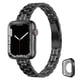 thumbnail image 1 of Correa de reloj CSJCUBIC de acero inoxidable de 38-44 mm para mujer, 1 of 7