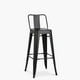 thumbnail image 2 of Taburete alto 76 Tolix Asiento metal c/resp Negro, 2 of 5