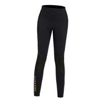 Magideal - De Neopreno De 3Mm Para Buceo, Pantalones Para Surf, Natación, Húmedo, Pantalones Para Mantener El Calor, De Para Surf, Pesca, - Mujer Negro S