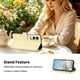 thumbnail image 3 of Funda Billetera Floral en Relieve samsung galaxy S25 edge con Tarjetero y Cremallera Blanco, 3 of 6