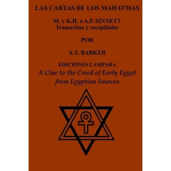 Libro Ediciones Lámpara – Las Cartas de los Mahatmas: M. y K.H. a A.P. Sinnett (Edición en español)