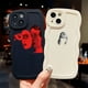 thumbnail image 2 of 2pcs Hairstyle Graphic Luxury Phone Case For IPhone 11 14 13 12 Pro Max XR XS 7 8 Plus Shockproof Cases Fall Bumper Back Soft Matte Lens Protection Cover Pattern Cases, 2 of 2