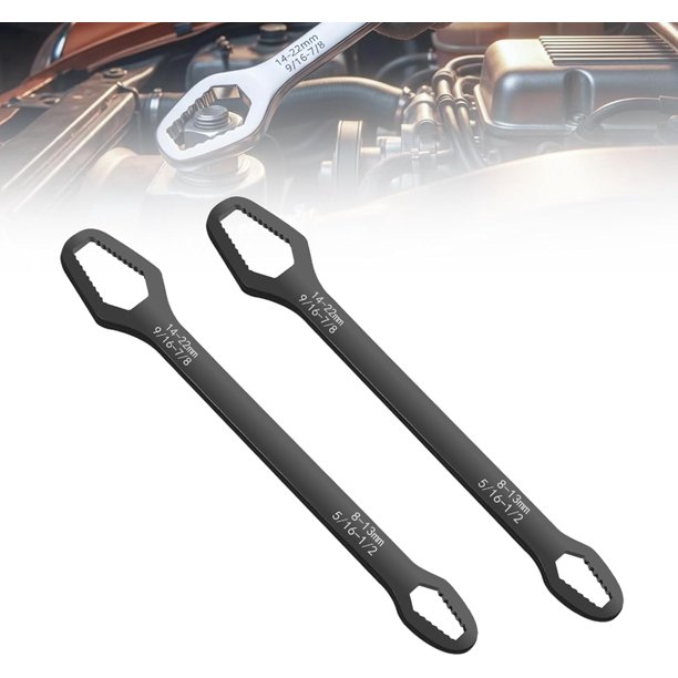 Llave autoajustable doble extremo 8-22mm acero cromo vanadio coche hogar