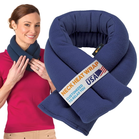 Almohadillas térmicas SunnyBay, aptas para microondas, para cuello húmedo y hombros