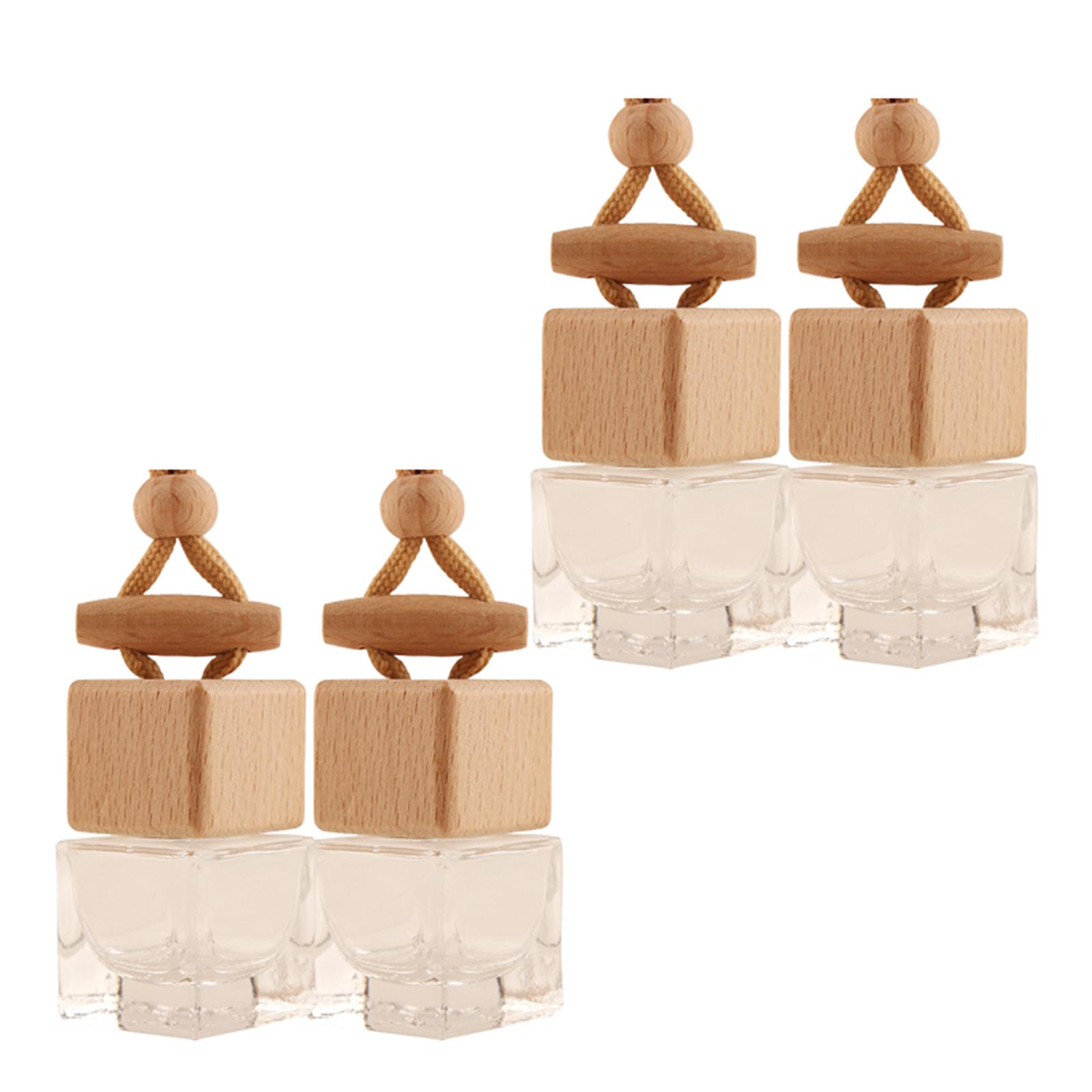 Bothyi - 4X Botella De Perfume Botella De Fragancia De Aceite Colgante Decoración Recargable Portátil