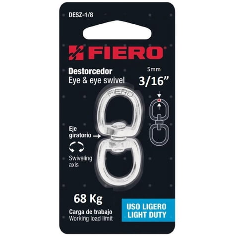 Destorcedor Para Cable 3/16"" / 68Kg - Fiero