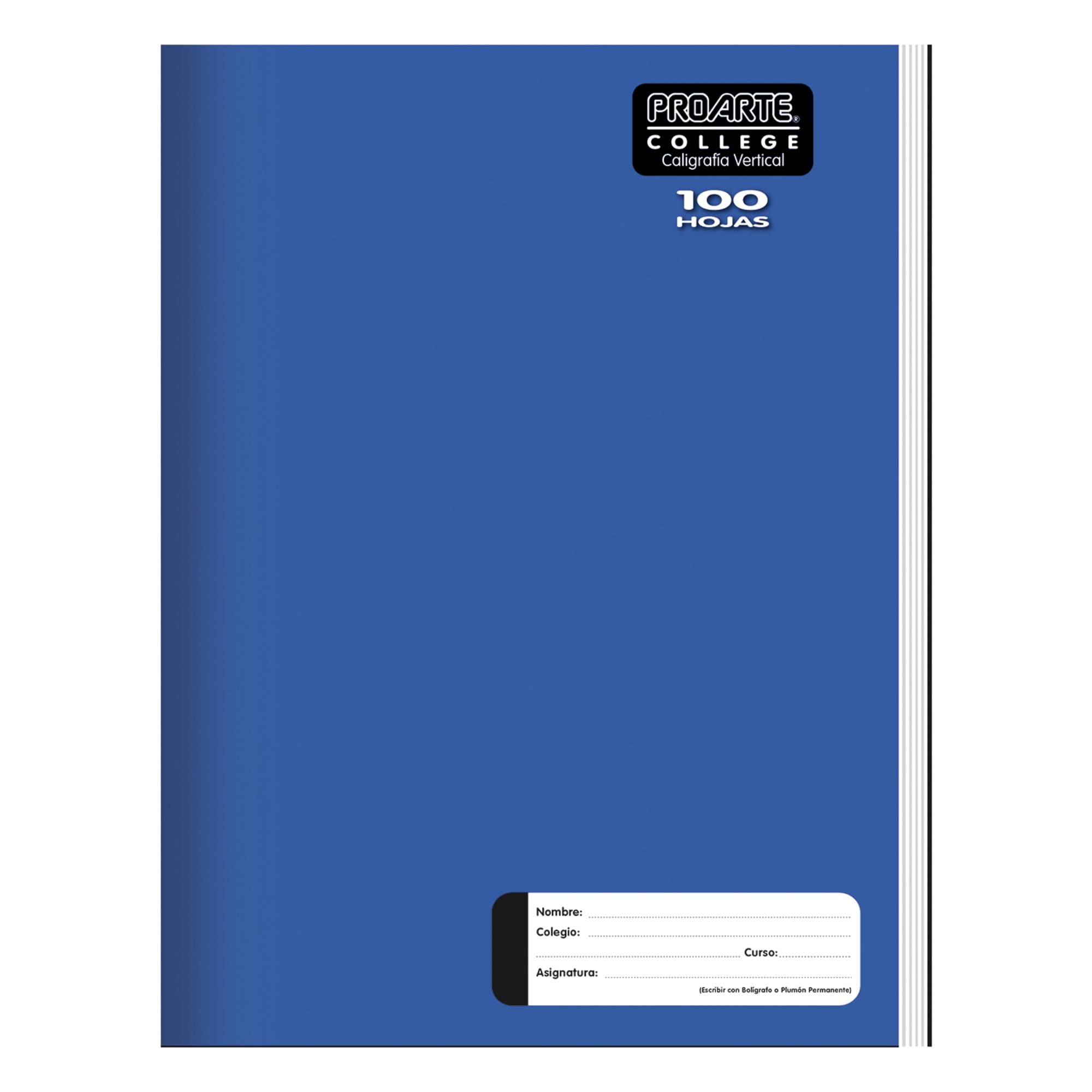 Cuaderno Collage Liso 100 Hojas Cal.vertical Proarte