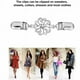 thumbnail image 4 of 1pc Vintage Sweater Shawl Clip - Elegant Metal Brooch for Dresses, Cardigans, and Collars - Flower Pattern Design, 4 of 5