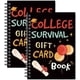 thumbnail image 1 of Libro tarjetas regalo graduación escuela secundaria dejar hogar titular efectivo, 1 of 7