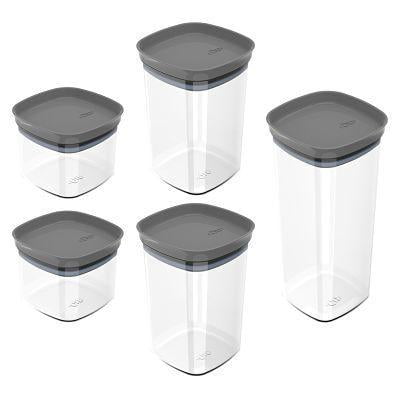 Ou - Conjunto Contenedores Block Gris