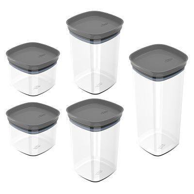 Ou - Conjunto Contenedores Block Gris