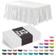 thumbnail image 1 of Cobertura desechable para mesa Exquisite blanca - Paquete de 12 - 74 cm x 4,27 m, 1 of 7