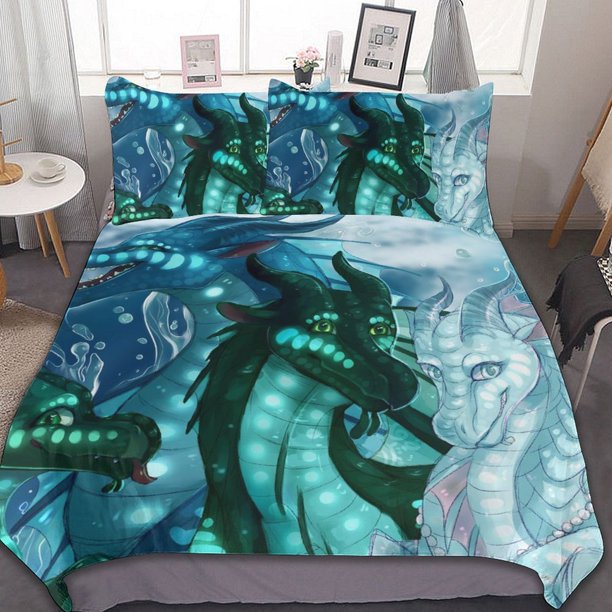 Dragon Wings Of Fire 3 Pieces Bedding Sets Soft Comforter Sets Decor Bedroom Gifts