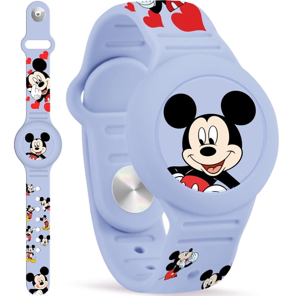 Pulsera Airtag SlyCroko 14‑18 cm Impermeable con Diseño de Dibujos Animados