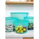 thumbnail image 4 of Juego de 4 bolsas reutilizables de silicona para almacenamiento de alimentos, 4 of 9