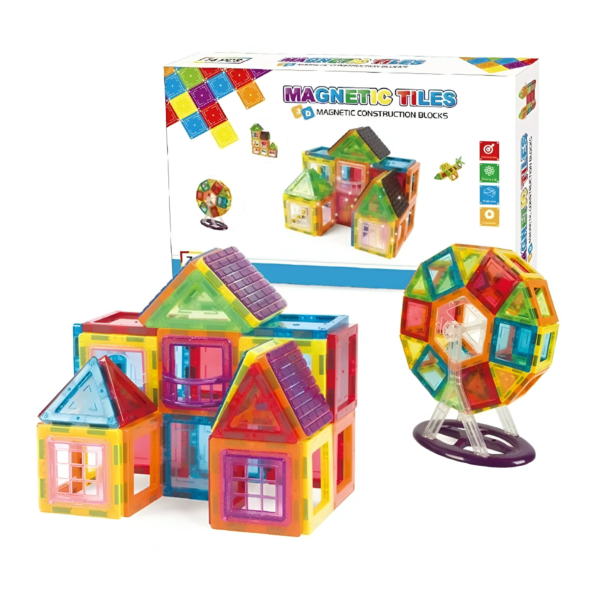 Master Prox - Juguetes Magneticos Juego Didactico 70 Piezas