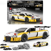 Set De Construcción Mattel Brick Shop Hot Wheels Elite Audi R8 Lms