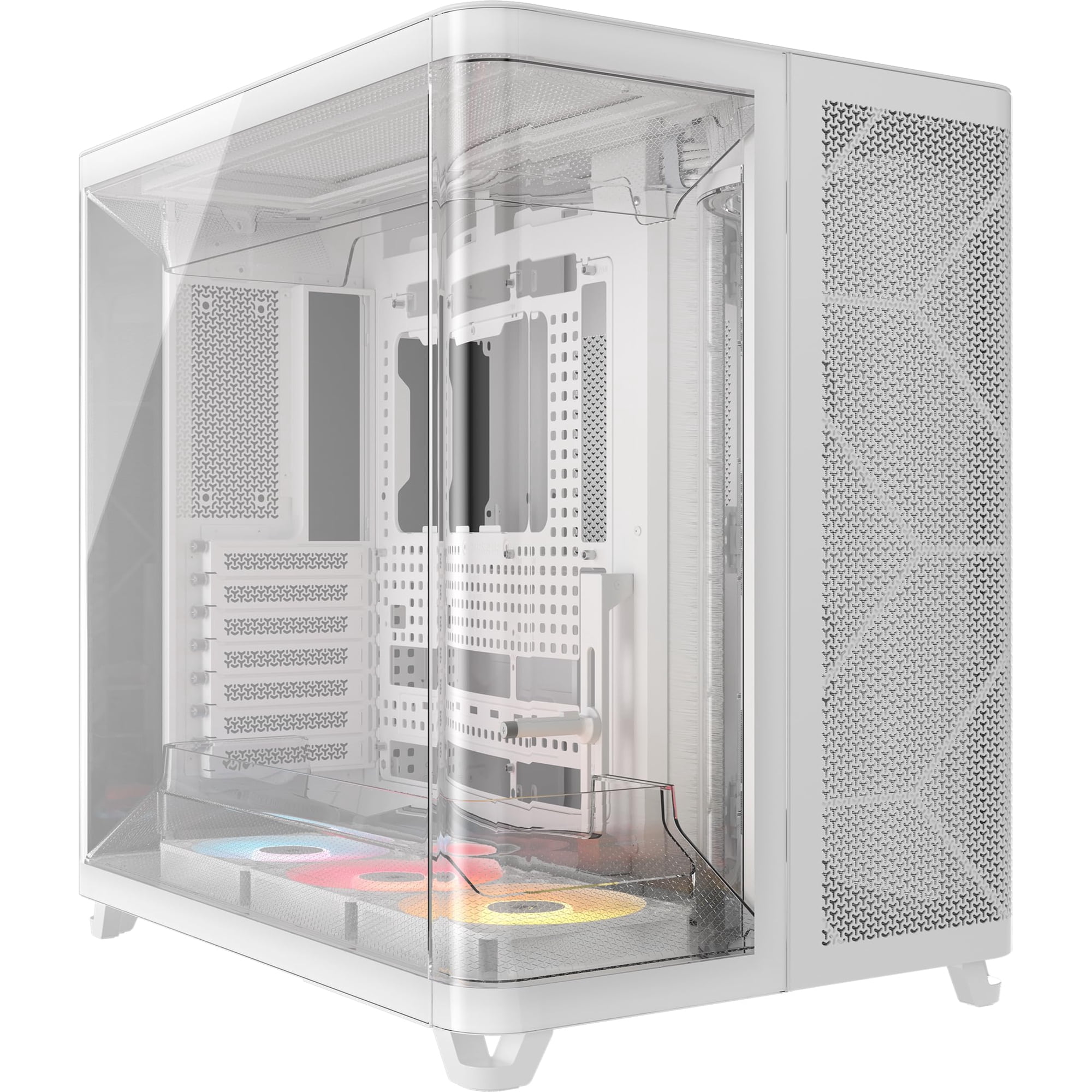 Funda Para Pc Corsair Air 5400 Rs-r Argb Mid-tower Blanca
