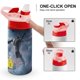 thumbnail image 4 of Star WarsBotella de Agua con Tapa Pop Top de Un Toque, Acero Inoxidable, a Prueba de Fugas, para Deportes, Botella Infantil rosa 12 oz, 4 of 6