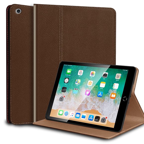 Funda de cuero NANRUIL para iPad de 10,2 pulgadas (9ª, 8ª y 7ª generación)