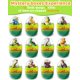 thumbnail image 5 of Autos de juguete Greingways, paquete de 4, dinosaurios con retroceso, huevos de Pascua, 5 of 7