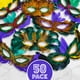 thumbnail image 2 of Máscaras De Mardi Gras Paquete De 50 Mascarada De Carnaval, 2 of 7