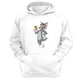 thumbnail image 1 of Polerón Canguro Tom Y Jerry Blanco Talla Xl Unisex, 1 of 2