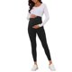 thumbnail image 2 of INSPIRE CHIC Leggings de Maternidad para Mujeres Sobre el Vientre Sin Costuras Cómodos y Elásticos Pantalones de Yoga de Embarazo Ajustados para Ejercicio Otoño 2026 Negro Medio, 2 of 6