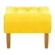 thumbnail image 5 of Sofa Retro 3c + 2 Pouf Felpa 04 Amarillo, 5 of 6