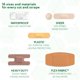 thumbnail image 2 of Bandages Curad, de plástico transparente, impermeable, varios surtidos, 320 unidades, 2 of 6