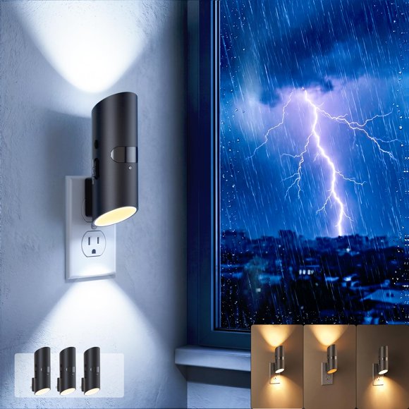 Luz nocturna Dawnrise 3 unidades recargables con sensor de movimiento