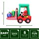 thumbnail image 3 of Santa Claus Inflable de Navidad en Montacargas de 6 pies Fraser Hill, 3 of 9