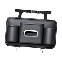 Magideal - Organizador Para Asiento Trasero De Coche, Organizador Versátil Para Asiento Trasero, Caja De Pañuelos Para Respaldo De Asiento Con Correa De Hebilla