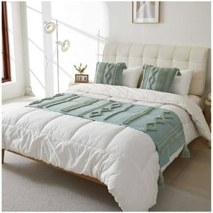 Wyj Hogar - Set Piecera Boho 60 X 210 +2 Fundas Verde Trens
