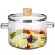 thumbnail image 1 of Olla de Vidrio Borosilicato Riavzau 1,8 L apta para lavavajillas, 1 of 7
