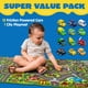 thumbnail image 2 of Juego De 12 Vehículos Retráctiles Kids City Life De Play Rugs, 2 of 8