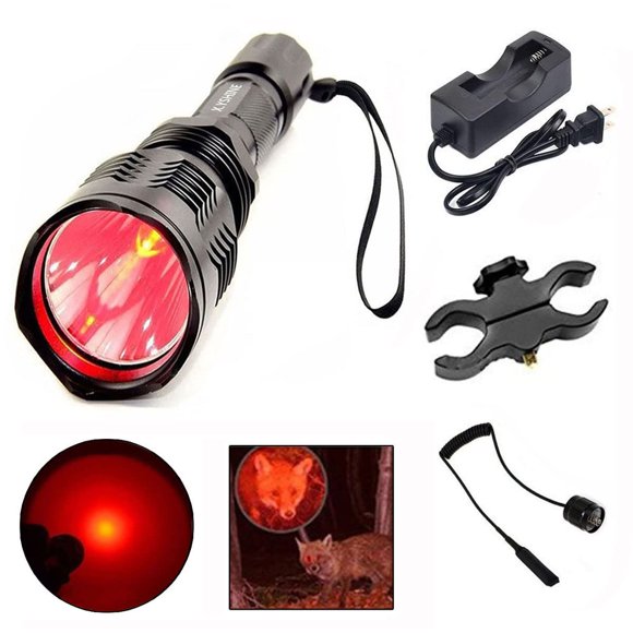 Linterna de caza X.YSHINE HS-802 de 250 yardas con control remoto