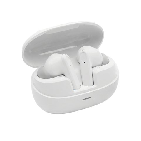 Motomo - Audifonos Bluetooth Earpods Tws 5H/60H Usb-C Blanco