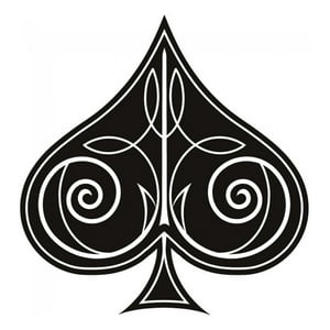 Rienda Libre Graphics - Decomural Ace Of Spades Card Games Ws-15564