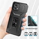 thumbnail image 5 of Funda Armada para Motorola Moto G Stylus 5G 2023 con Tapa Deslizante y Soporte Magnético Giratorio Negro, 5 of 5