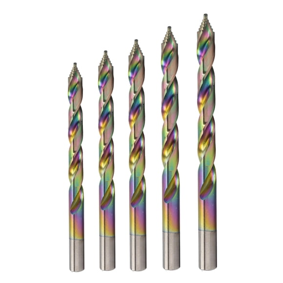 Juego de brocas SPECTRAL Spectral de 5 piezas Step Point HSS 1/4-1/2
