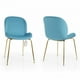 thumbnail image 2 of Pack de 2 Sillas Berta Velvet Base Dorada, 2 of 2