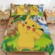 thumbnail image 2 of Comforter Set Queen Size Pokmon Set with 2 Pillowcases for All SeasonsBedding Set 3pcs for Kids Boys Girls Bedroom Decor Bed Sheets, 2 of 5