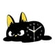 thumbnail image 3 of Reloj De Mesa Con Forma De Gato, Funciona Con Pilas, Ideal Para Año Nuevo, Dormitorio, Comedor O Escritorio., 3 of 5